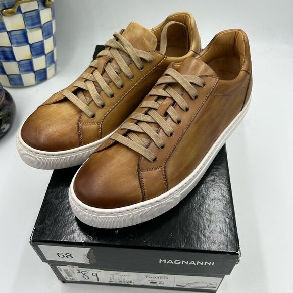 Men's Magnanni  leather sneakers size 7, made in Portugal - Picture 9 of 9
